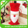 wholesale Red Wine Bottle Cover Bags Christmas Dinner Table Decoration Home Party Decors Santa Claus Christmas Supplier